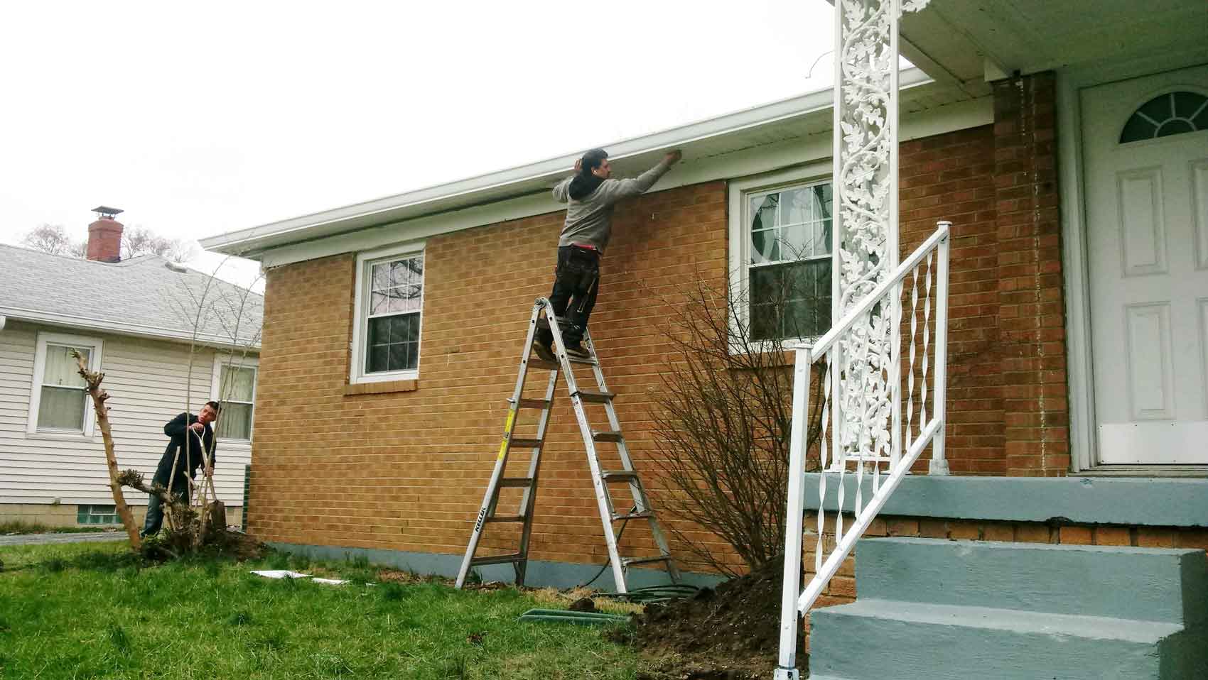Rain Gutter System Installation